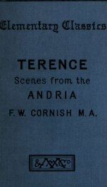 Scenes from the Andria of Terence;_cover