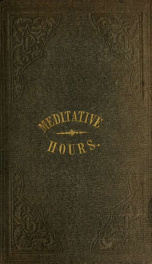 Meditative hours : and other poems_cover