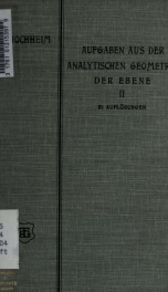 Aufgaben aus der analytischen Geometrie der Ebene 2b_cover