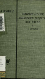 Aufgaben aus der analytischen Geometrie der Ebene 2a_cover