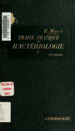 Traité pratique de bactériologie 1_cover