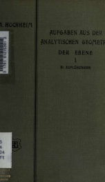 Aufgaben aus der analytischen Geometrie der Ebene 1b_cover