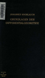 Grundlagen der Differentialgeometrie_cover