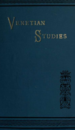 Venetian studies_cover