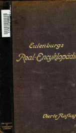 Real-Encyclopädie der gesamten Heilkunde; medizinisch-chirurgisches Handwörterbuch für praktische Ärzte. Hrsg. von Albert Eulenburg 11_cover