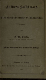 Luthers Selbstmord; eine Geschichtslüge P. Majunkes_cover