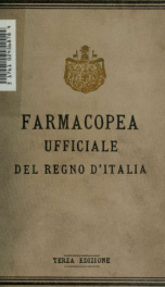 Farmacopea ufficiale del regno d'Italia_cover