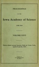 The Proceedings of the Iowa Academy of Science 26_cover