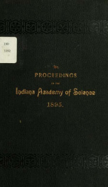 Proceedings of the Indiana Academy of Science 1895_cover