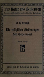 Die religiösen Strömungen der Gegenwart_cover