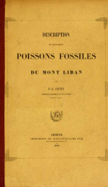 Description de quelques poissons fossiles du Mont Liban_cover