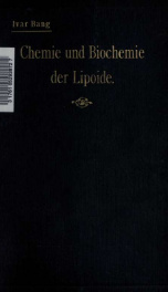 Chemie und Biochemie der Lipoide_cover