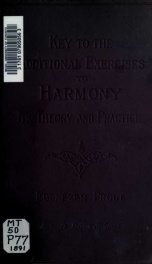 Key to the additional exercises to Harmony : its theory and practice_cover
