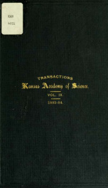 Transactions of the ... annual meetings of the Kansas Academy of Science 9_cover