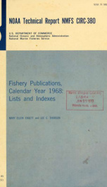 Fishery circular no.380_cover