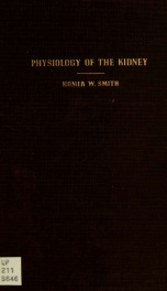 Studies in the physiology of the kidney_cover