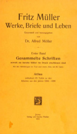 Fritz Müller, Werke, Briefe und Leben Atlas_cover