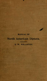 Manual of the families and genera of North American Diptera_cover