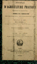 Journal d'agriculture pratique n.s. v.86 t.38 1922_cover