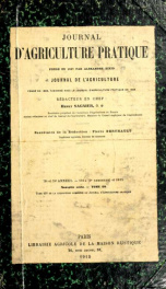 Journal d'agriculture pratique n.s. v.78-79 t.28 1914 July-1915 Dec._cover