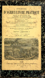 Journal d'agriculture pratique n.s. v.74 t.20 1910_cover