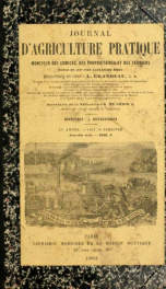 Journal d'agriculture pratique n.s. v.67 t.6 1903_cover