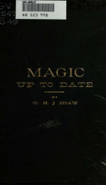 Magic up to date, or, Shaw's magical instructor_cover