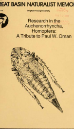 Great Basin naturalist memoirs 12_cover