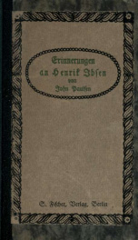 Erinnerungen an Henrik Ibsen_cover