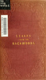 Leaves from the backwoods .._cover