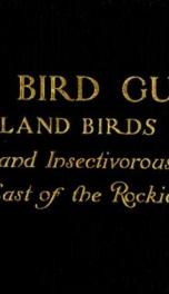 Bird guide : land birds east of the Rockies from parrots to bluebirds_cover