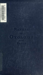 A manual of otology_cover