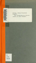 Die Gliederung der Wissenschaft in ihrer Einheit_cover