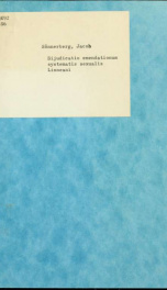 Dijudicatio emendationum systematis sexualis Linneani_cover