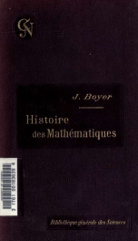 Histoire des mathématiques_cover