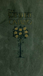 Annual of the Rose Society of Ontario. -- 1919_cover