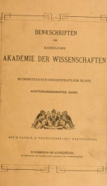 Denkschriften der Kaiserlichen Akademie der Wissenschaften, Mathematisch-Naturwissenschaftliche Classe 78_cover