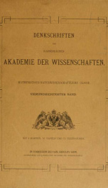 Denkschriften der Kaiserlichen Akademie der Wissenschaften, Mathematisch-Naturwissenschaftliche Classe 64_cover