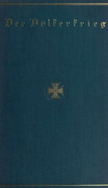 Der Völkerkrieg; eine Chronik der Ereignisse seit dem 1. Juli 1914; 4_cover