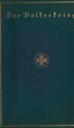 Der Völkerkrieg; eine Chronik der Ereignisse seit dem 1. Juli 1914; 4_cover