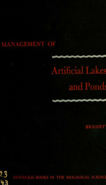 Management of artificial lakes and ponds_cover