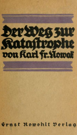 Der Weg zur Katastrophe_cover