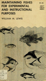 Maintaining fishes for experimental and instructional purposes_cover
