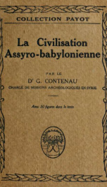 La civilisation Assyro-Babylonienne_cover