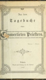 Aus dem Tagebuch eines convertirten Priesters_cover