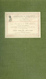 La natura i l'història, lliçons professades als cursos monogràfics d'alts estudis i d'intercanui (semestre de primavera de 1916)_cover