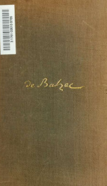 Comédie humaine; ed. by George Saintsbury 16_cover