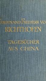 Ferdinand von Richthofen's tagebücher aus China 02_cover