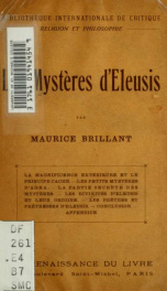 Les mystères de Eleusis_cover