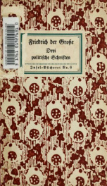 Drei politische Schriften_cover